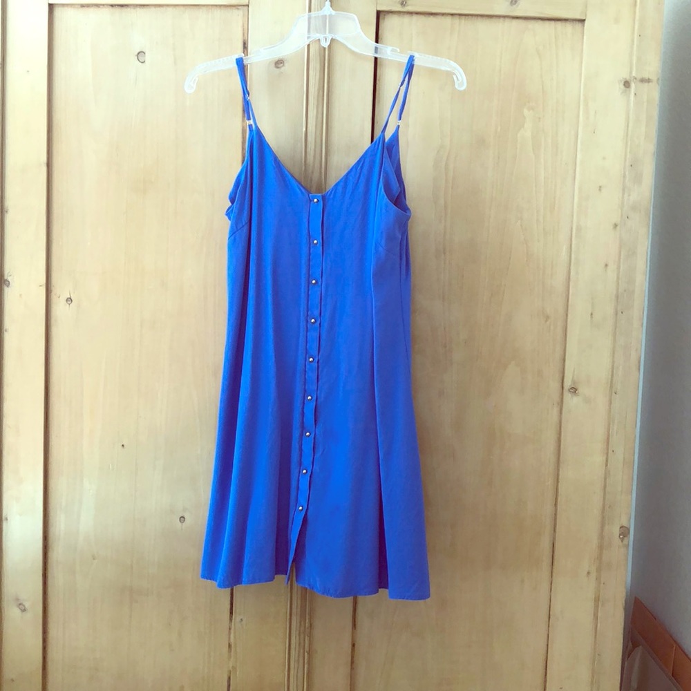 Silk cobalt Amanda Uprichard dress